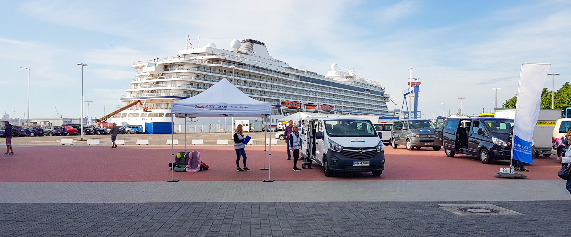 parkeren cruise terminal warnemunde