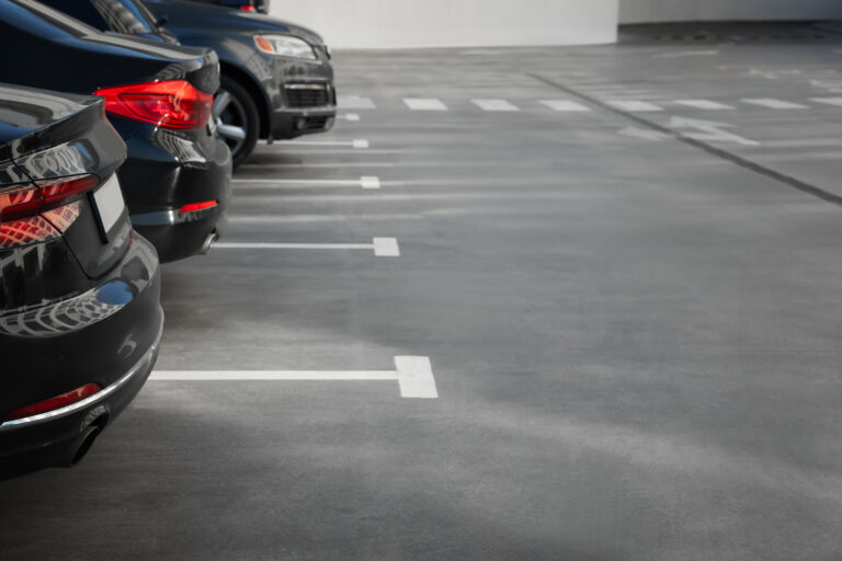 Parkplatz zum Sicher parken in Warnemünde